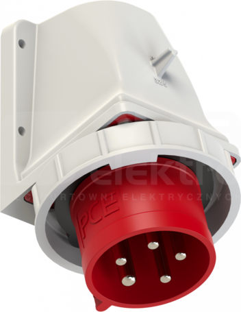 32A 5P 400V IP67 Wtyczka odbiornikowa nikiel