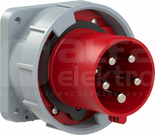 POWER TWIST 63A 5P 400V IP67 Wtyczka tablicowa prosta