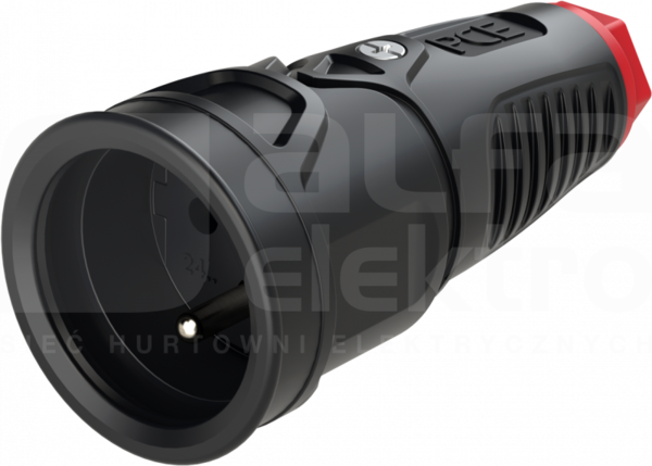 TAURUS2 16A 2P+Z 250V IP20 Gniazdo gumowe z bolcem