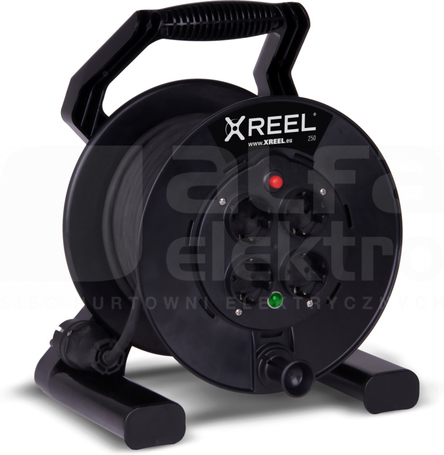XREEL 4GS 30mb H05RR-F 3x2,5 IP20 Przedłużacz zwijany jednofazowy z tworzywa