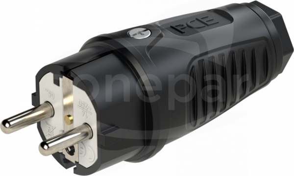 TAURUS2 16A 2P+Z 230V IP54 Wtyczka gumowa