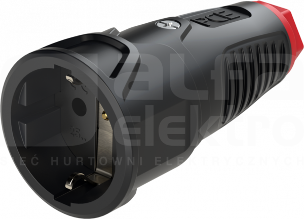 TAURUS2 16A SCHUKO 250V IP20 Gniazdo gumowe
