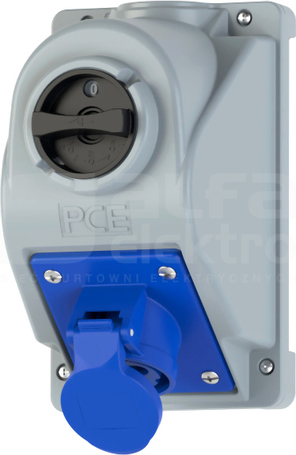 COMBO 32A 3P 0-1 Gniazdo z wyłącznikiem