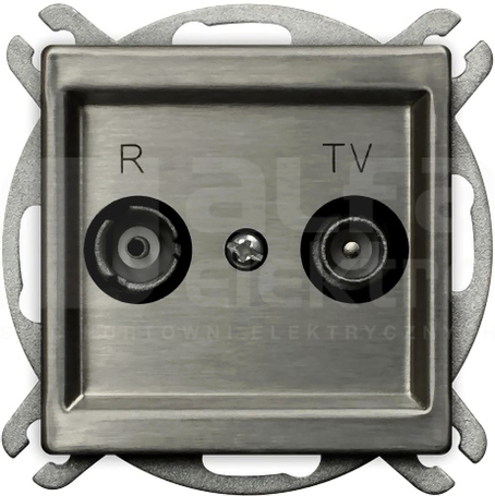 SONATA stal inox Gniazdo RTV-SAT końcowe