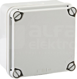 LIGHT 108x108x64 (7xM25) IP66/67 Puszka natynkowa gładka pokrywa pełna