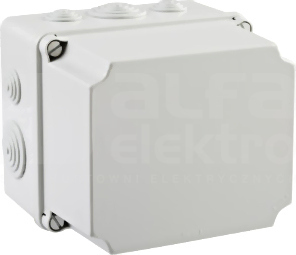 LIGHT 175x151x155 (6xM25 4xM40) IP66/67 Puszka natynkowa z dławnicami pokrywa pełna