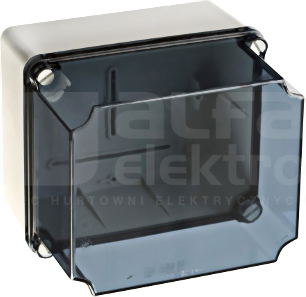 LIGHT 175x151x155 (6xM25 4xM40) IP66/67 Puszka natynkowa gładka pokrywa transparentna