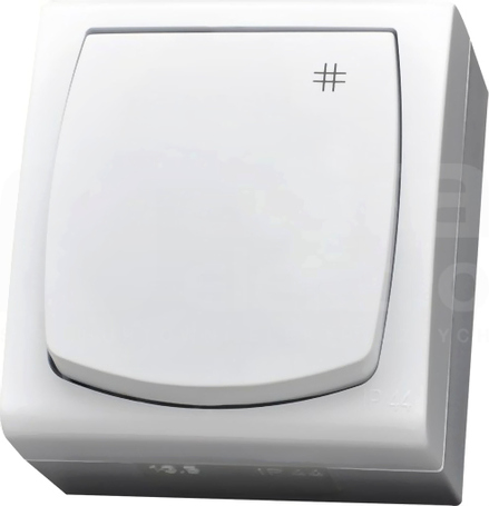MADERA 16AX IP44 biały Łącznik krzyżowy