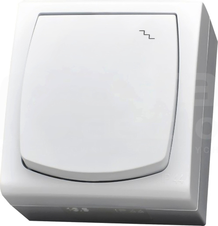 MADERA 16AX IP44 biały Łącznik schodowy