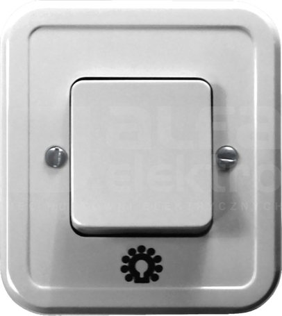 PI 6AX IP20 biały Łącznik zwierny światło