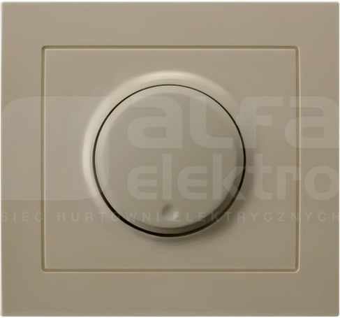 KIER 40-400W 230V50Hz beżowy Ściemniacz przyciskowo-obrotowy