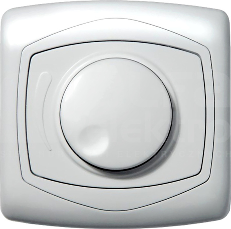 TON 60-400W 230V50Hz biały Ściemniacz przyciskowo-obrotowy