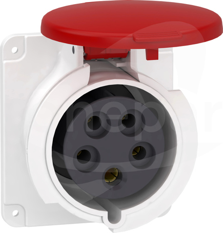 32A 3P-N-E 380-415V IP44 50-60Hz Gniazdo tablicowe