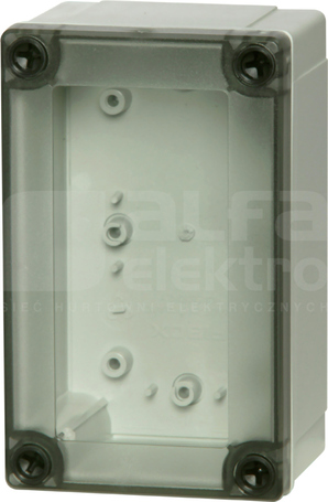 PC100/60HT 130x80x60 IP67 Obudowa pokrywa przezroczysty