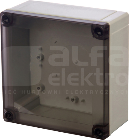 PC125/75HT 130x130x75 IP67 Obudowa pokrywa przezroczysty