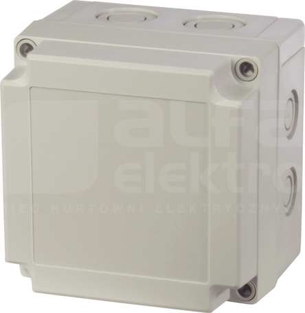PCM125/60G 130x130x60 IP67 Obudowa pokrywa szara