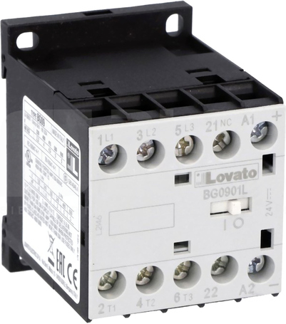 BG09.01L 3P 24VDC Stycznik mini niski pobór mocy