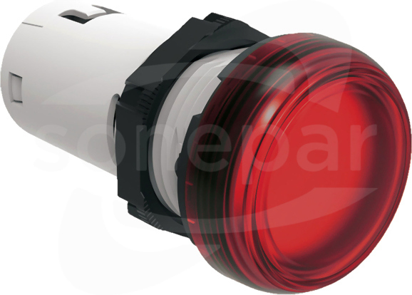 LPMLN4 220VDC czerwony Jednoczęściowa lampka LED