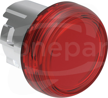 LPSL4 22mm czerwona Głowica lampki metalowa
