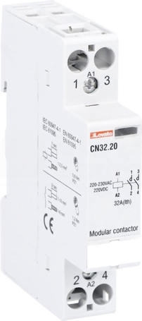 CN32.20 230/220VAC/DC 2P 2NO Stycznik modułowy