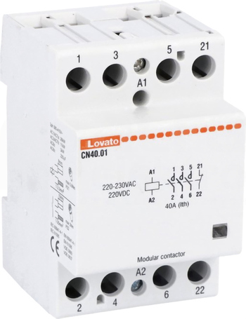 CN40.01 220/240V 50/60Hz Stycznik modułowy