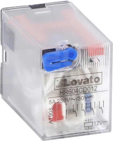 HR604CD024 24VDC 5A Przekaźnik przemysłowy ze wskaźnikiem LED