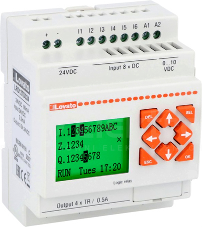 LRD12TD024 8we(2 analog)/4wy 24VDC KINCO moduł podstawowy