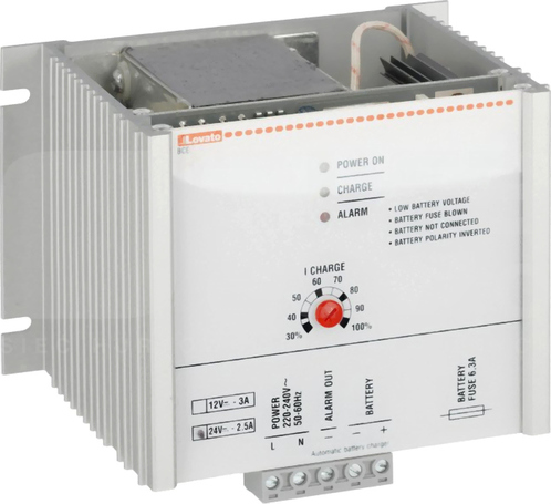 BCE 2,5A 24VDC Ładowarka akumulatorów
