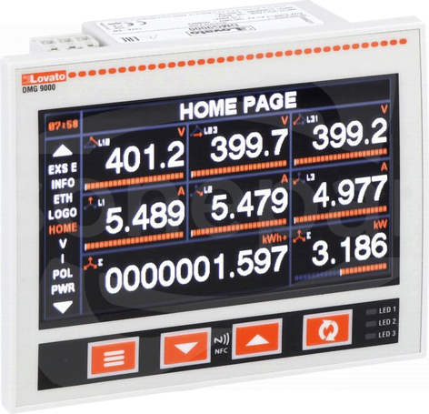 DMG9000 CT 5A 1A Analizator parametrów sieci