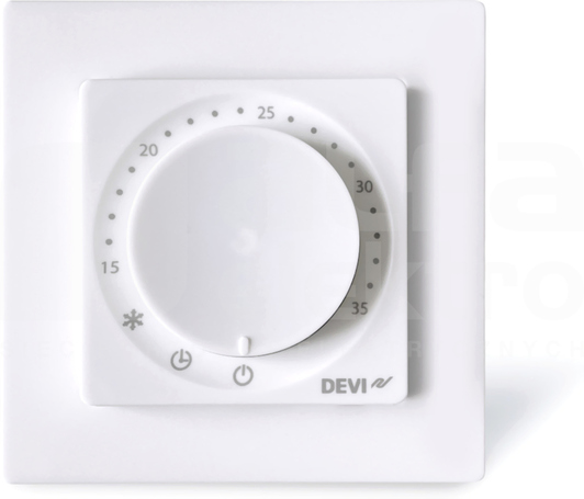 DEVIREG Room 5-35°C Bluetooth IP21 biały Termostat podłogowy/powietrzny programowalny z wył.