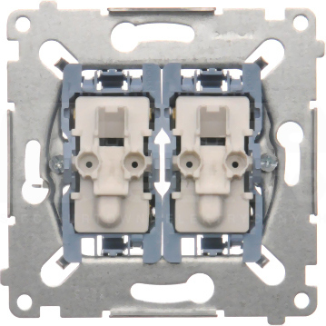 SIMON54 10AX Mechanizm łącznika schodowego podwójny z podśw