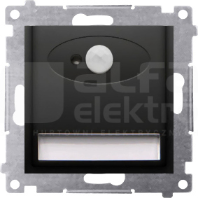 DOSC14B.01/49  14V 0,62W czarny mat Oprawa LED z czujnikiem ruchu