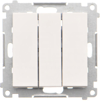 SIMON55 10AX biały mat Łącznik potrójny