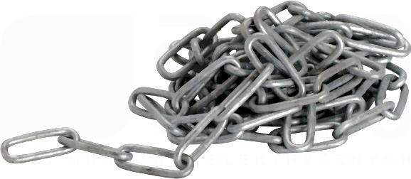 LONGLINKED CHAIN 4mm C4x32 DIN 5685 FZN Akcesoria