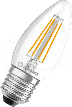LED CL B40 4W 827 FIL CL E27 P 470lm Źródło LED świeczka filament