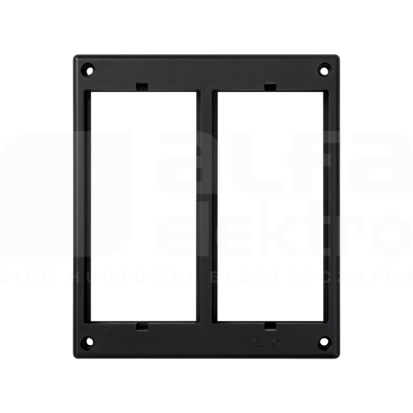 CONNECT szary grafit Ramka podwójna