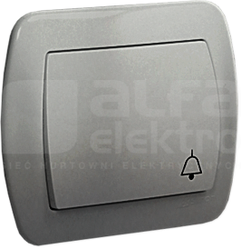 AKORD aluminium Przycisk dzwonek