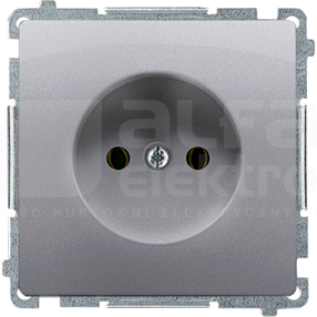 BASIC/M 2P inox Gniazdo