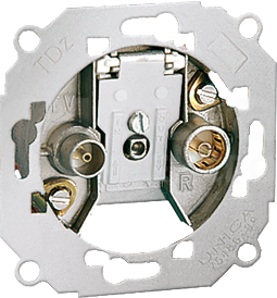 SIMON82 10,4dB Mechanizm gniazda RTV przelotowego