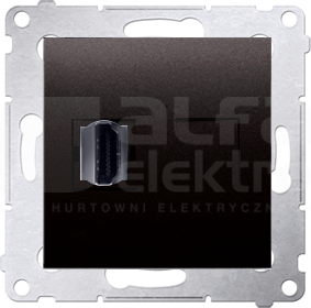 SIMON54 antracyt Gniazdo HDMI