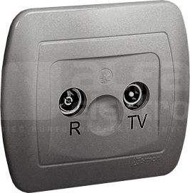  Akord aluminium Gniazdo RTV końcowe
