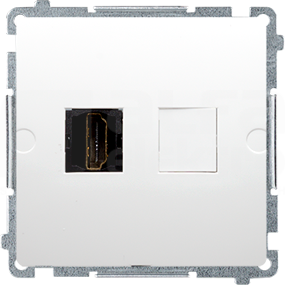 BASIC/M biały Gniazdo HDMI