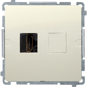 BASIC/M beżowy Gniazdo HDMI