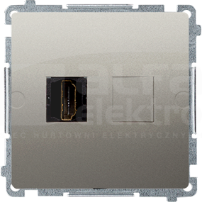 BASIC/M satyna Gniazdo HDMI