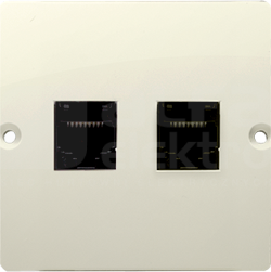 BASIC/M 2xRJ12 beżowy Gniazdo telefoniczne