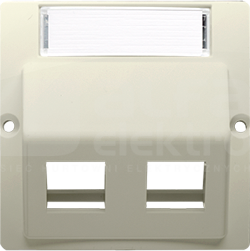 BASIC/M beżowy Pokrywa gniazda teleinformatycznego KEYSTONE