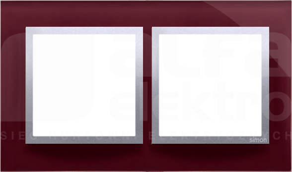 SIMON54 kusząca śliwka Ramka podwójna