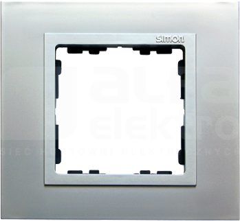 SIMON82N aluminium Ramka pojedyncza