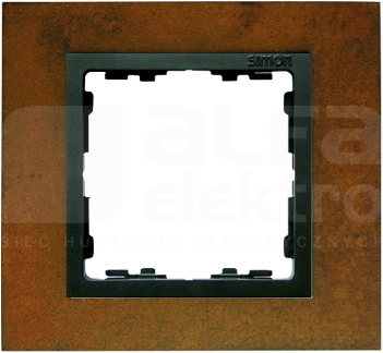 SIMON82N stal oksyd./grafit Ramka pojedyncza