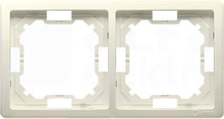 BASIC/M beżowy Ramka podwójna